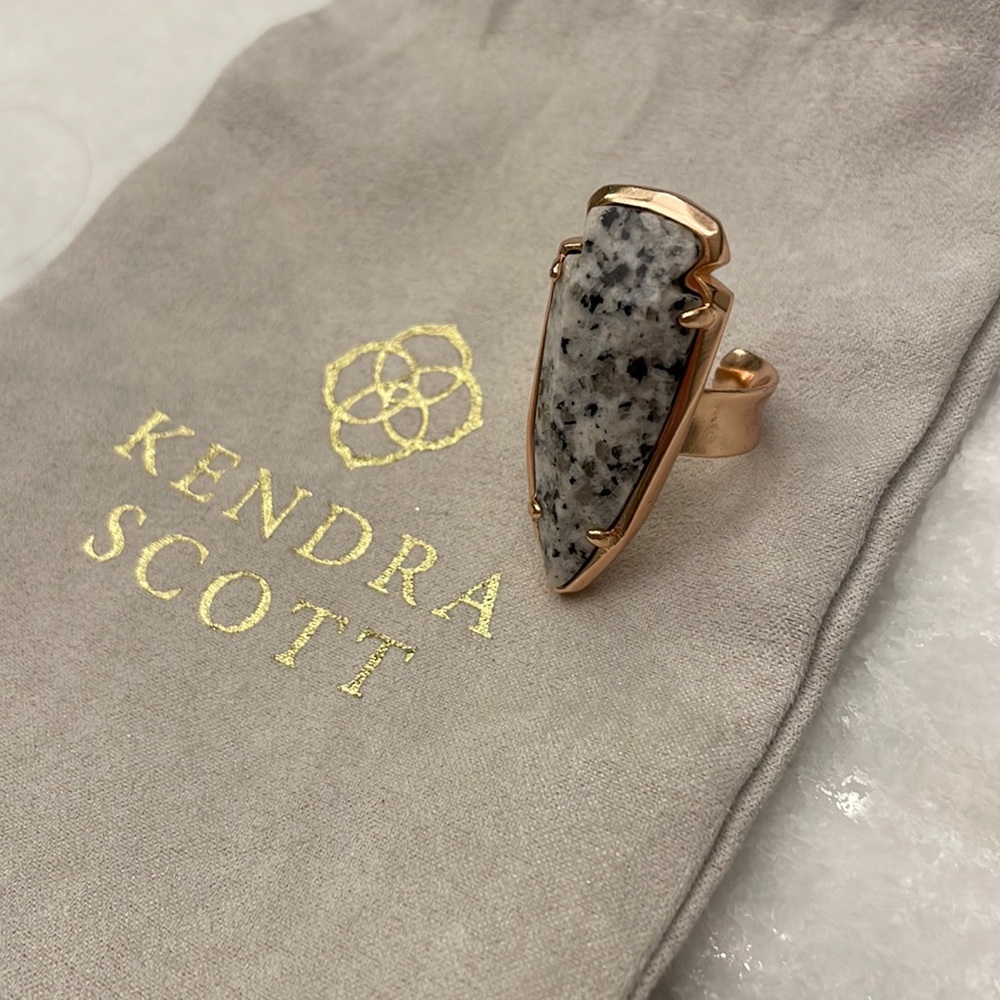Kendra Scott Gold Arrow Head Adjustable Ring